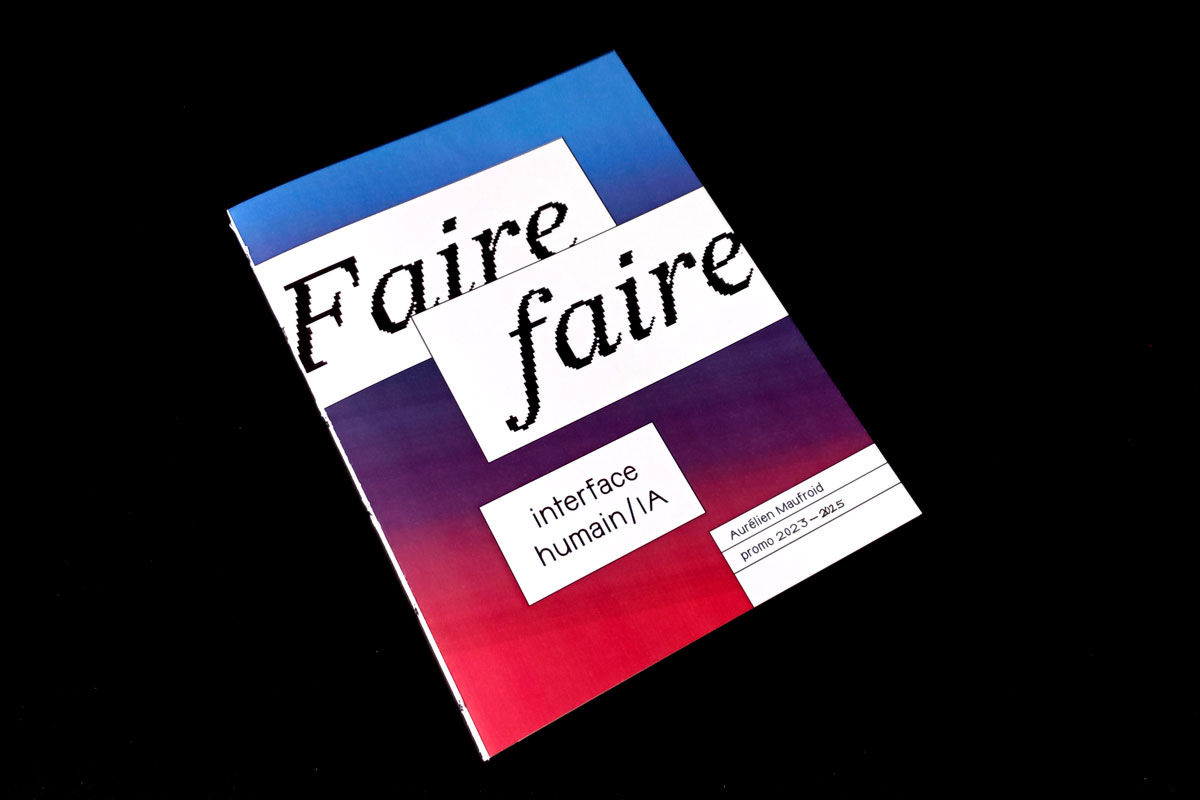 couverture du mémoire Faire Faire sur fond noir